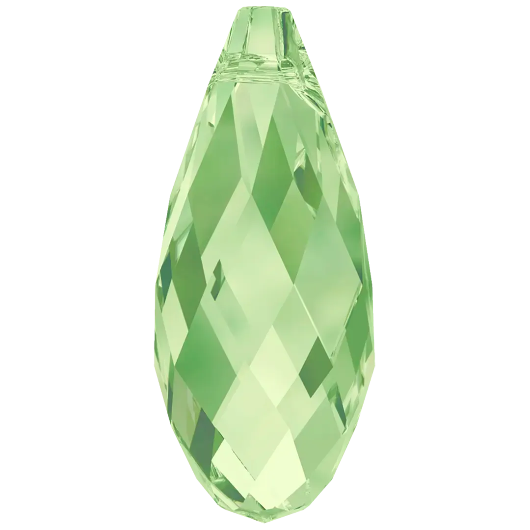 Swarovski Pendants Briolette (6010) Peridot