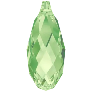 Swarovski Pendants Briolette (6010) Peridot