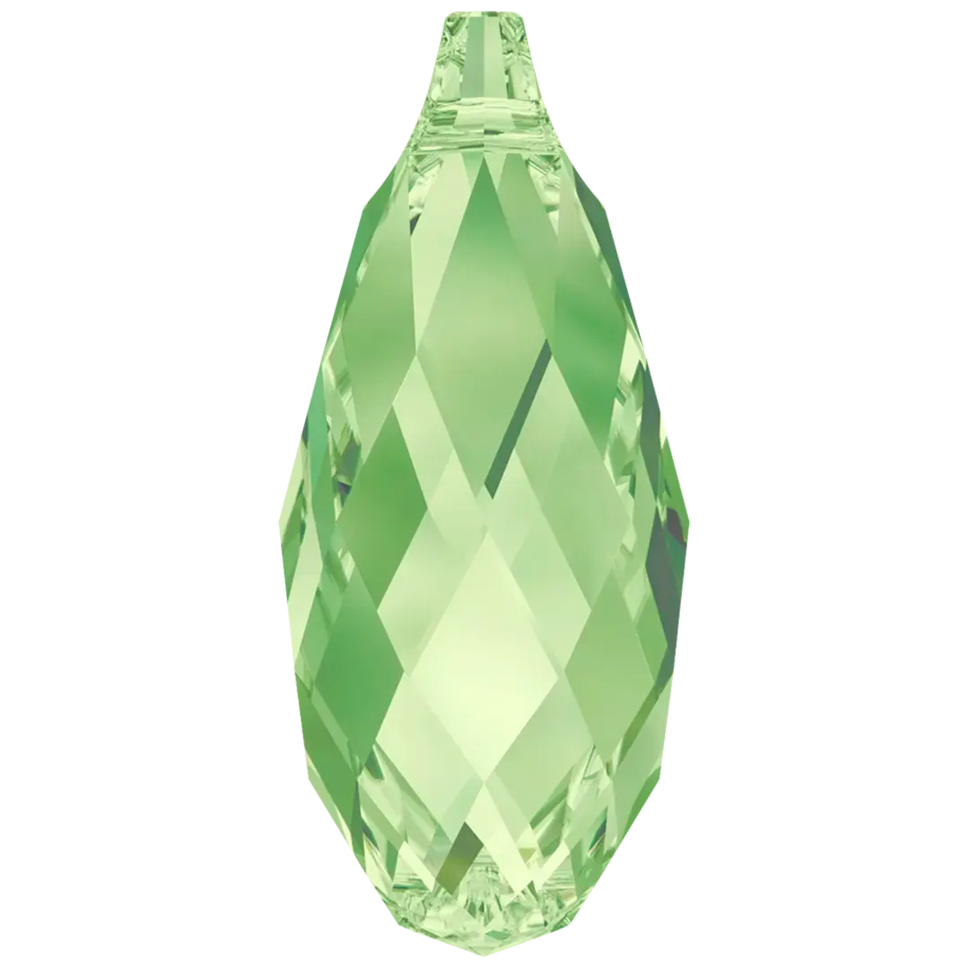 Swarovski Pendants Briolette (6010) Peridot