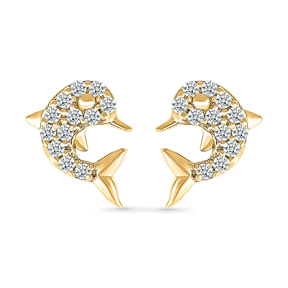 The Favorite dolphin Earrings for kids