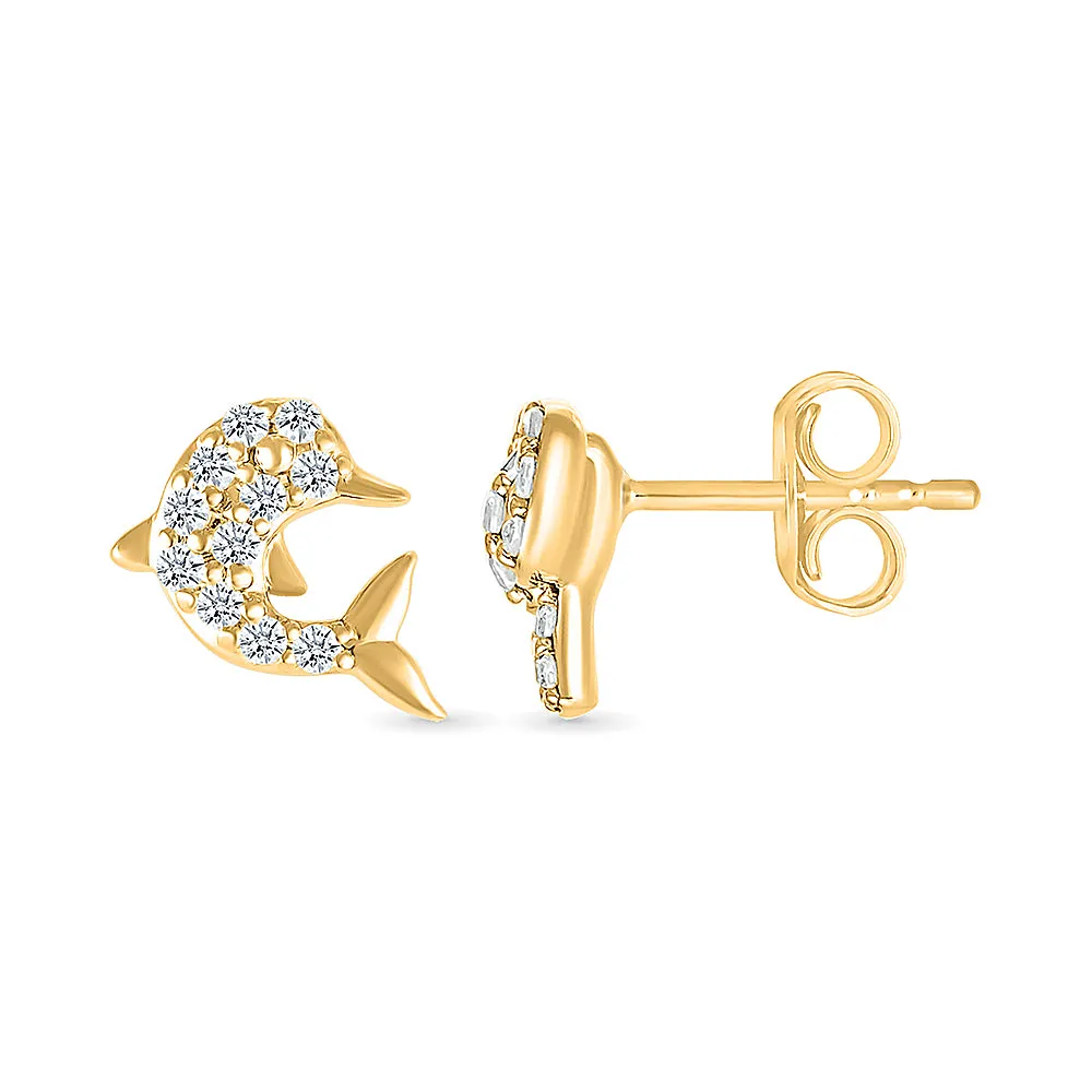 The Favorite dolphin Earrings for kids