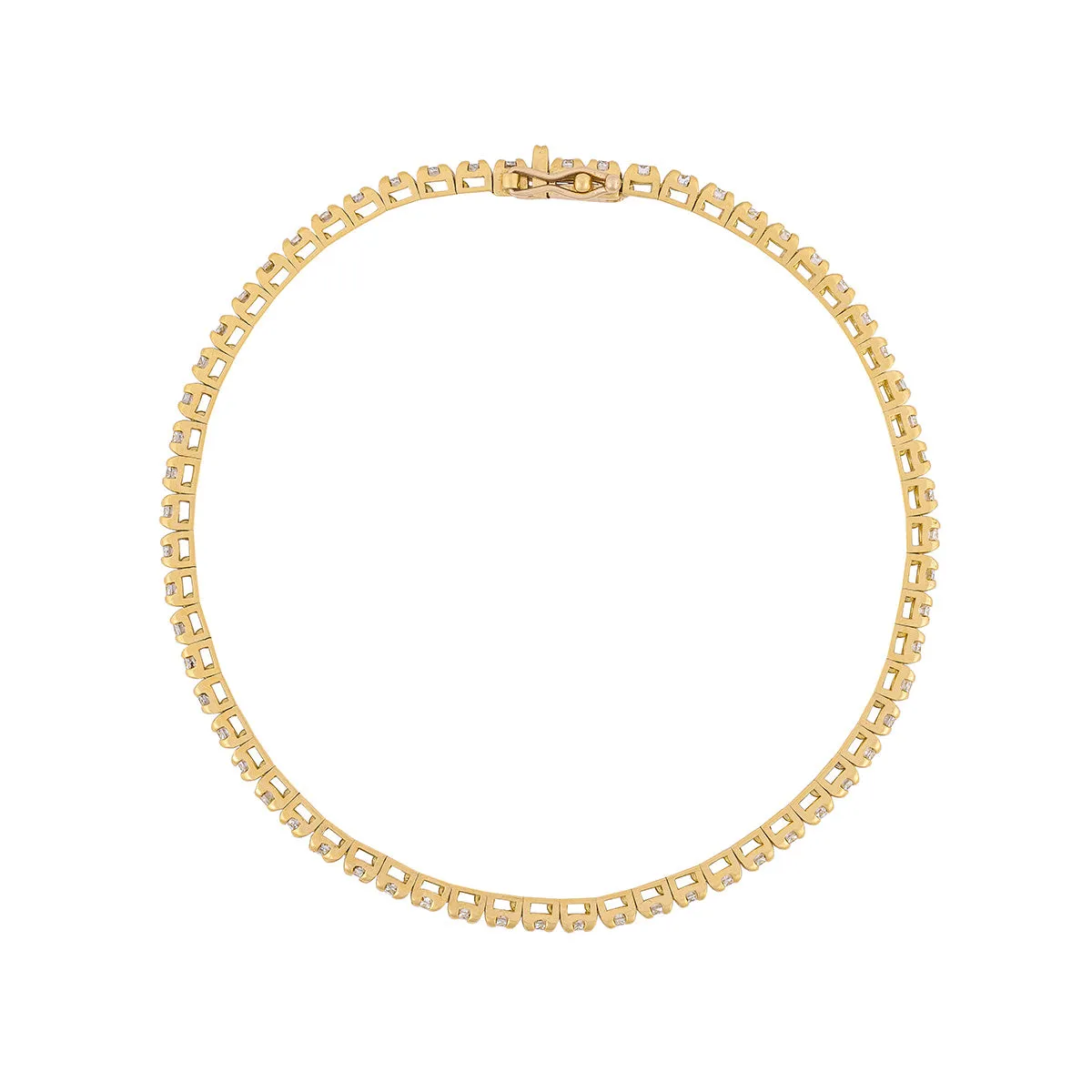 Tomorrow Lab-Grown Diamond Tennis Bracelet - 14k Gold