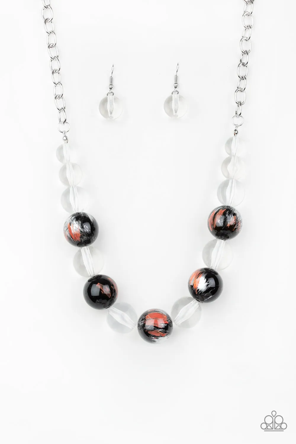 Torrid Tide - Orange - Necklace
