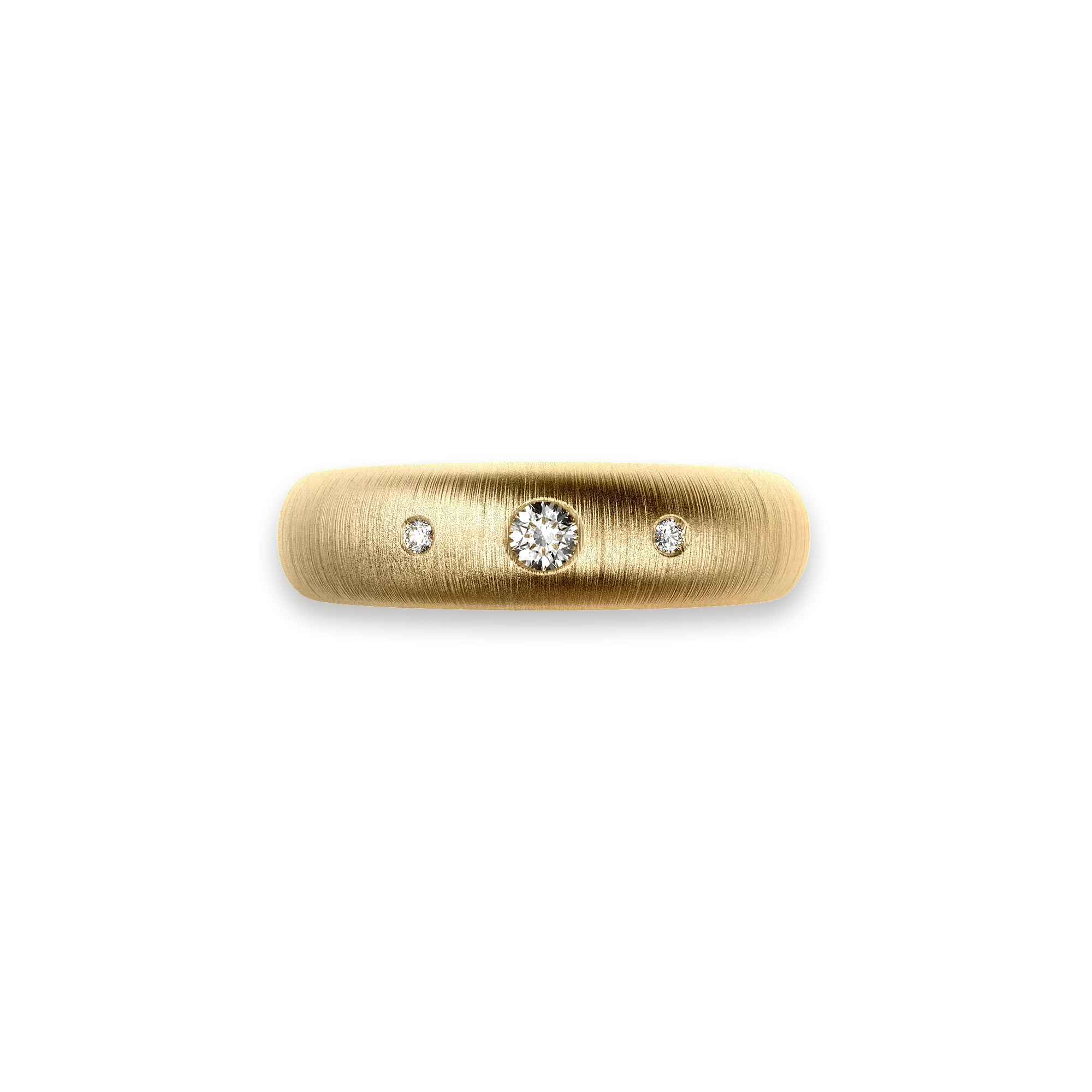 'Trinity' Diamond Dome Ring, Classic