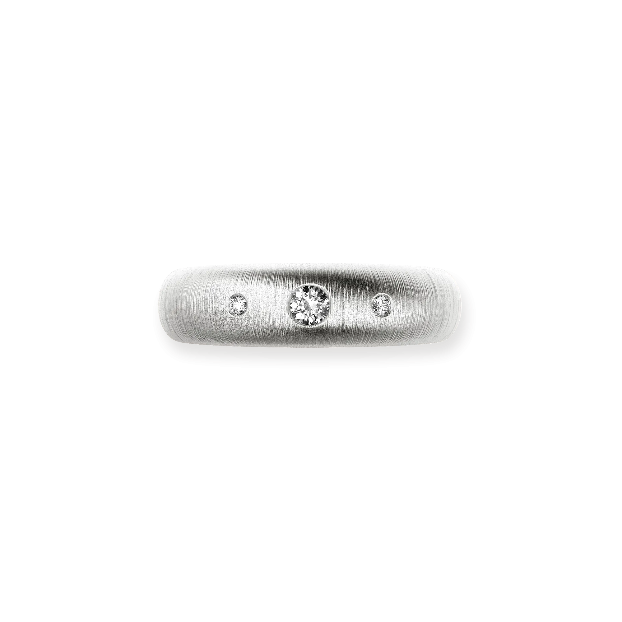 'Trinity' Diamond Dome Ring, Classic