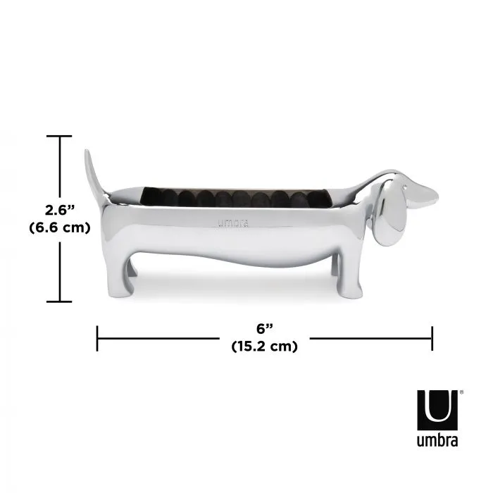 UMBRA Dachsie Ring Holder - Chrome