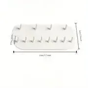 Wall Mount Ring Jewellery Holder Organiser White or Pink Storage