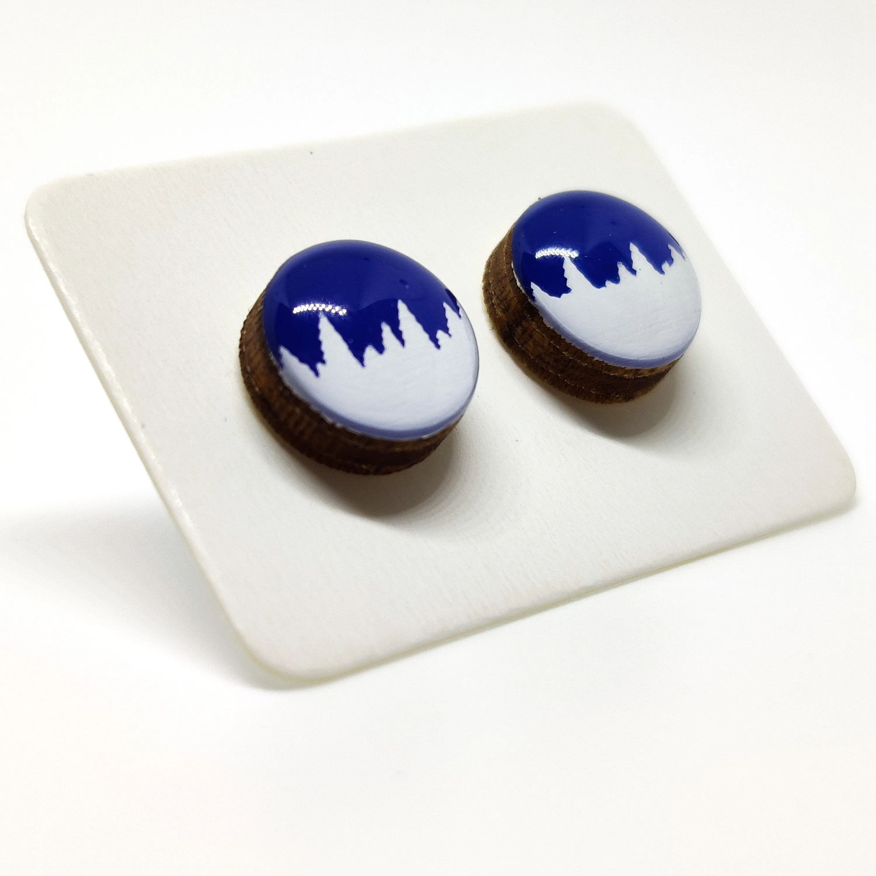 Winter Wonderland Stud Earrings by Candi Cove Designs