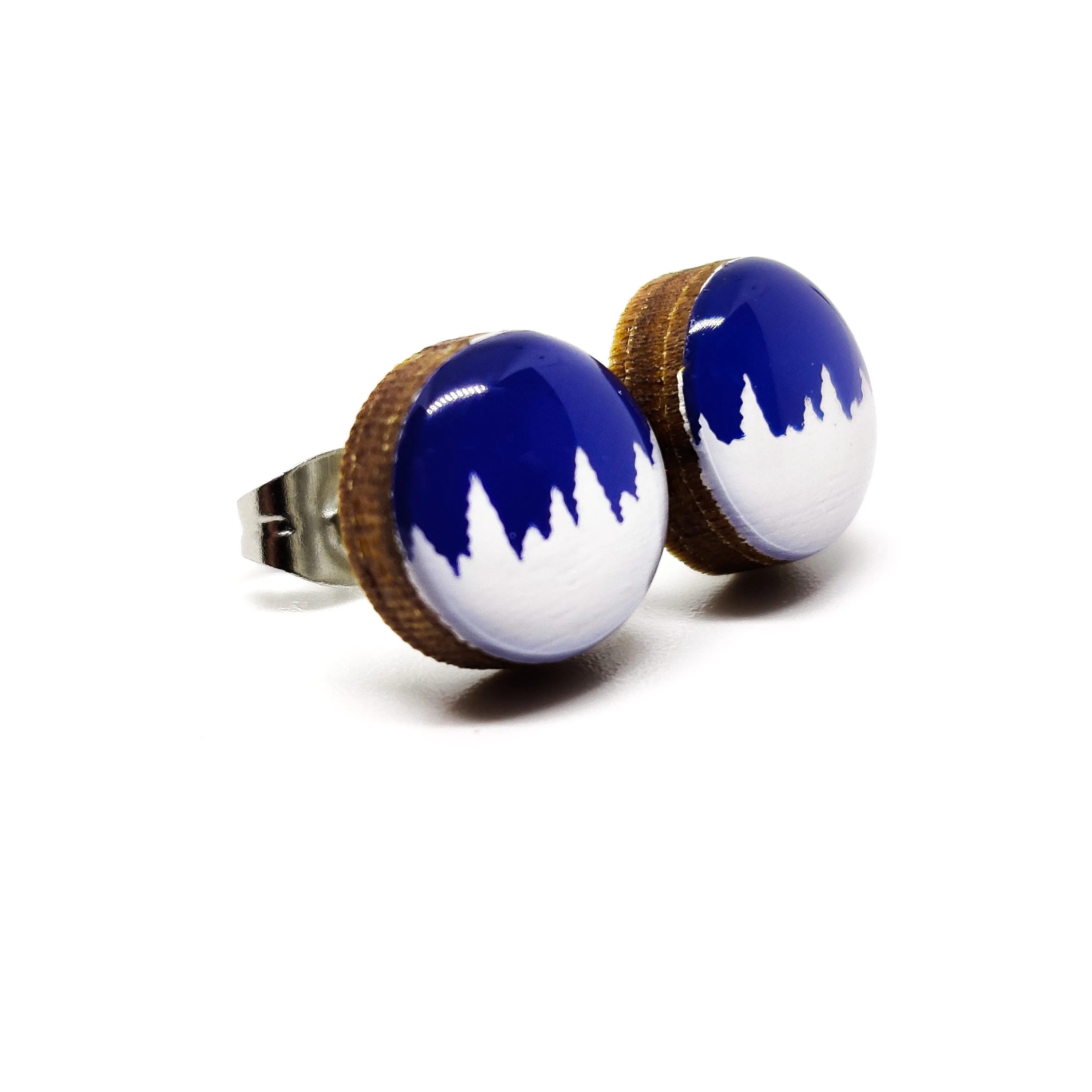 Winter Wonderland Stud Earrings by Candi Cove Designs