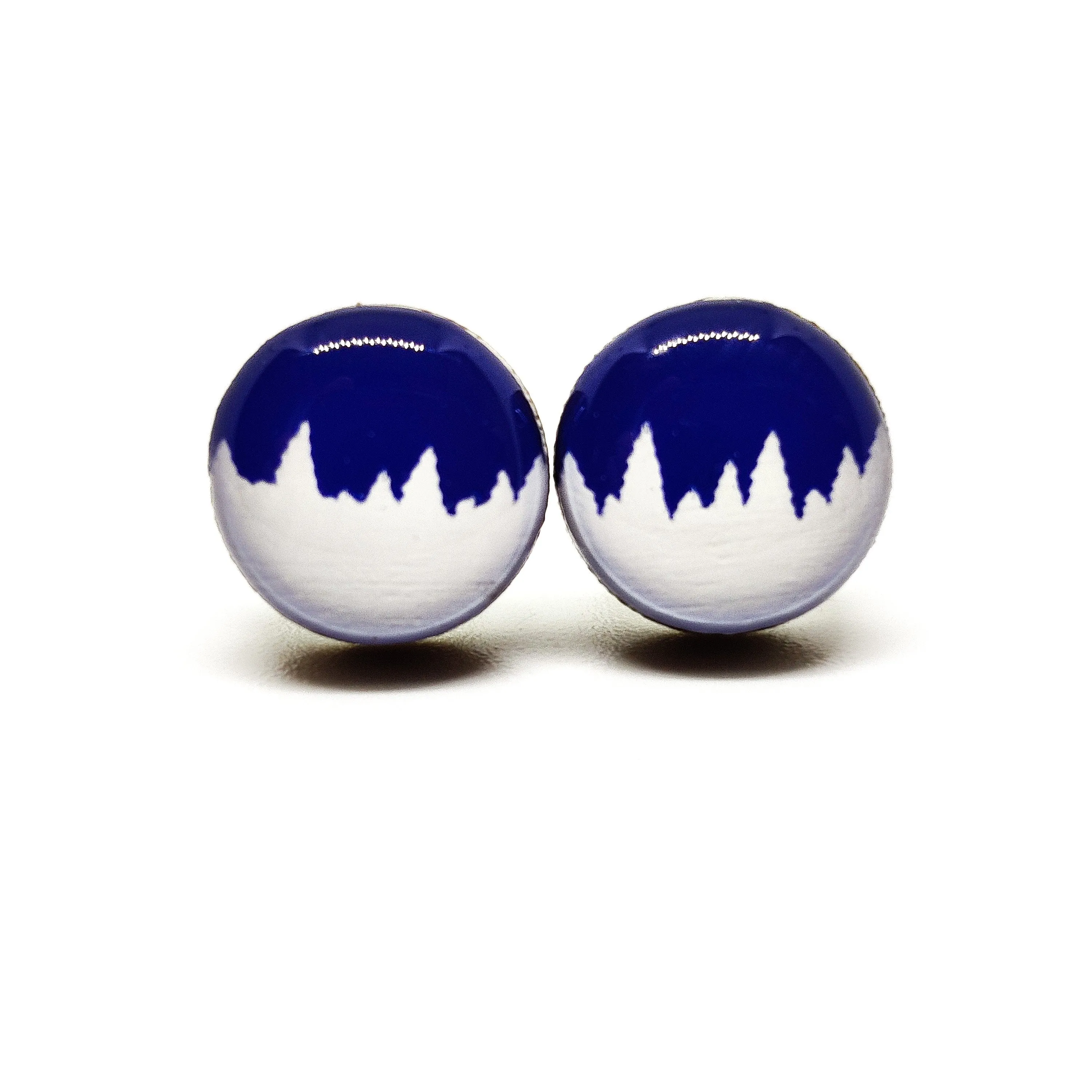 Winter Wonderland Stud Earrings by Candi Cove Designs